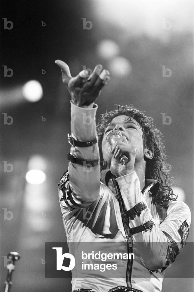 Michael Jackson, Bad Tour 1988, concert at Aintree Racecourse, Aintree, Merseyside, England, 11th September 1988.