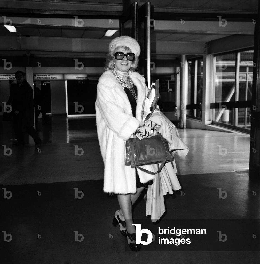 Dorothy Squires, January 1975 (b/w photo)