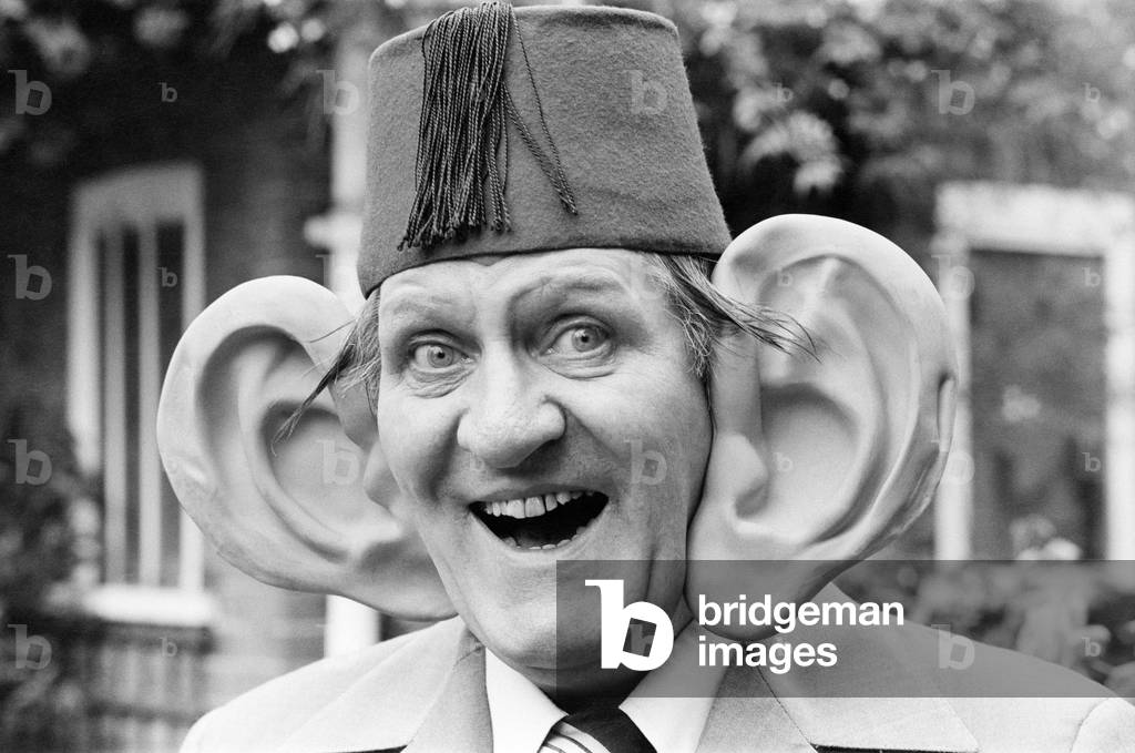 Tommy Cooper, 15th July 1977 (b/w photo)