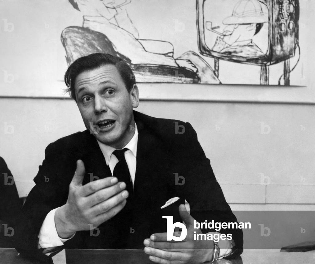 David Attenborough is to be the new controller of BBC2. These pictures were taken at a press conference at the BBC in Cavendish Place.