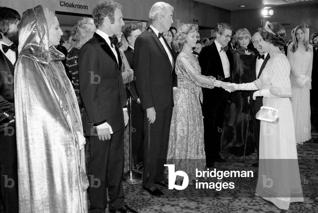 H.R.H. The Queen at the Royal Premiere of 