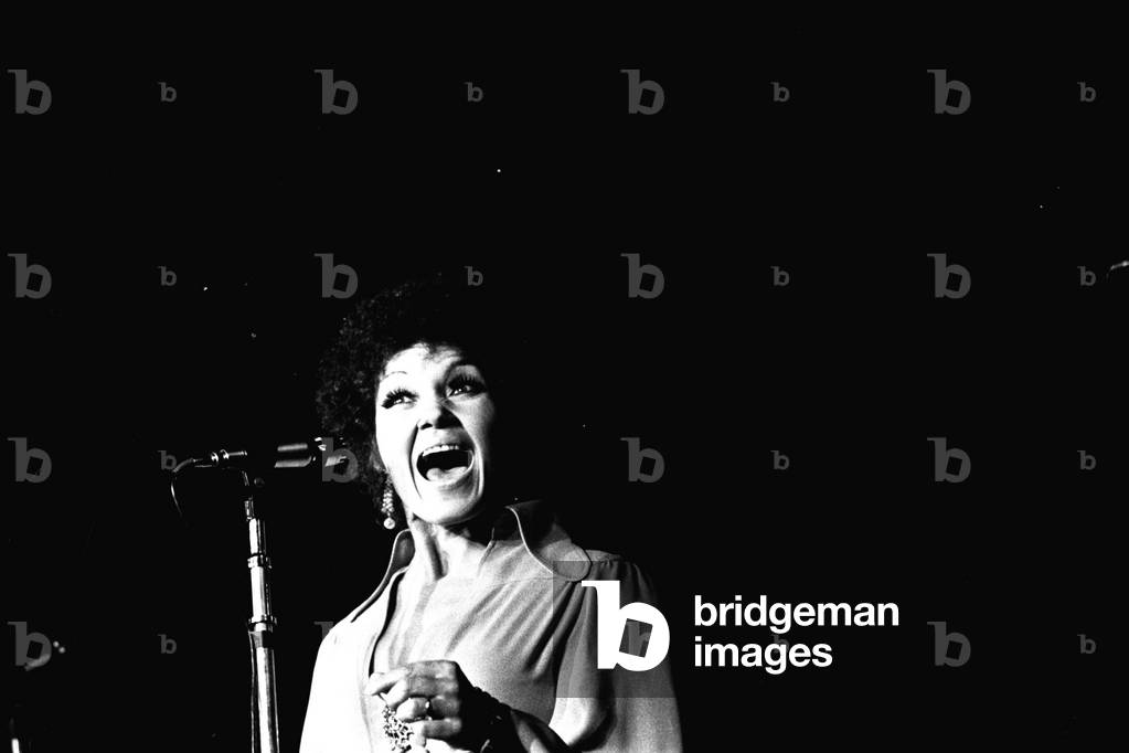Cleo Laine, who was appearing at the Newcastle Festival in October, 1970