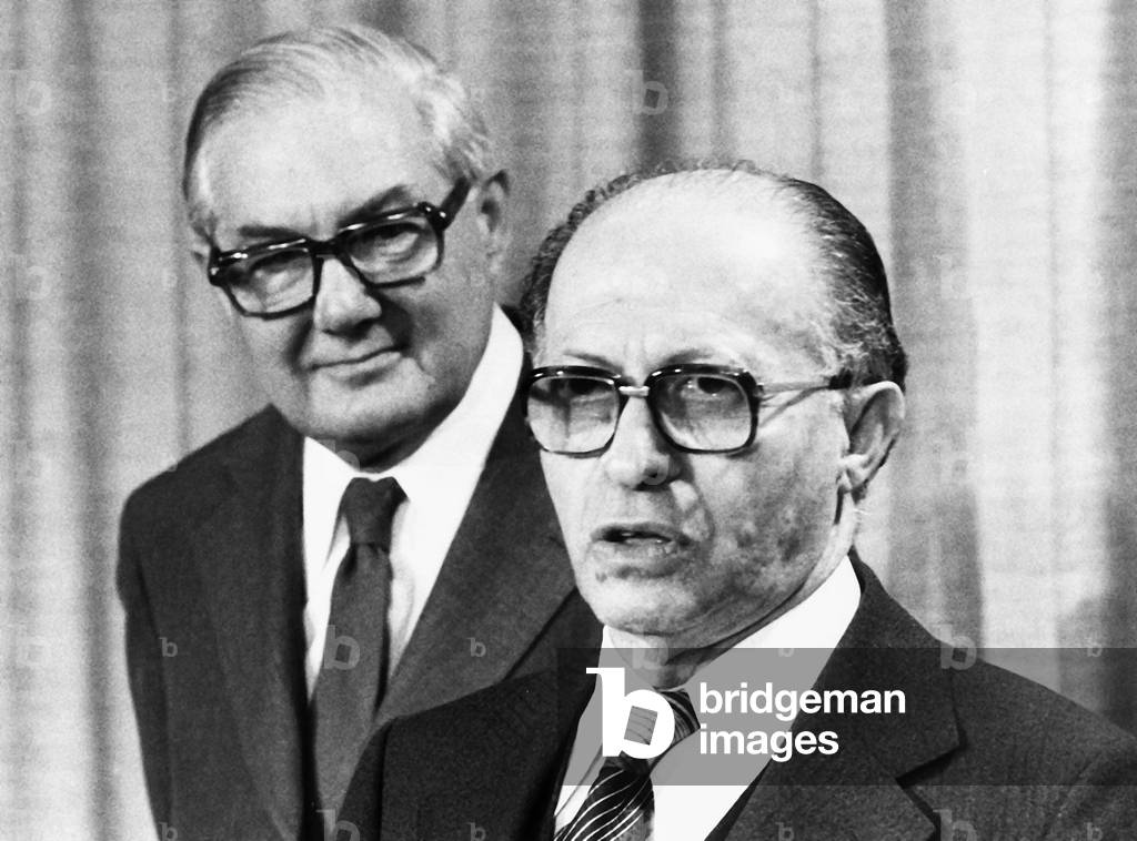 James Callaghan British Prime Minister 1978
with Israeli Premier Menachem Begin