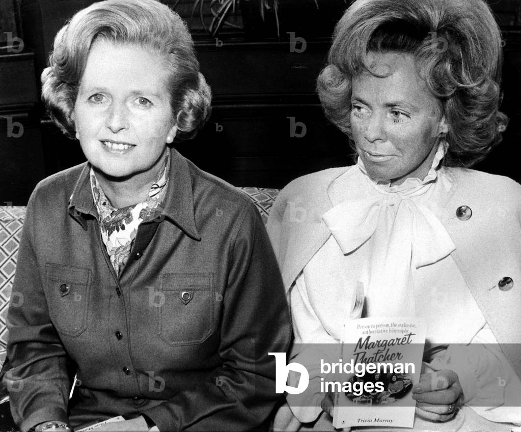 Maggie Thatcher PM November 1978 with Author Tricia Murray.