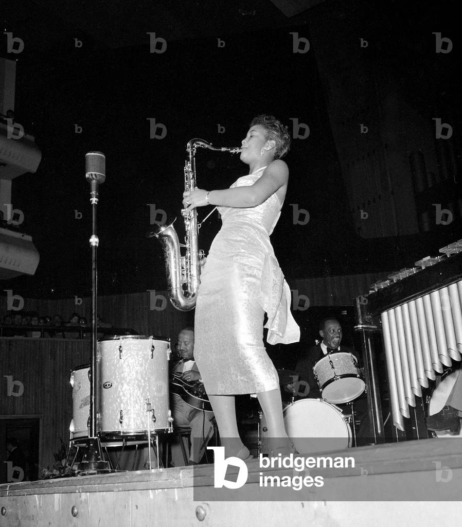 Lionel Hampton and His Orchestra, 15th November 1956 (b/w photo)