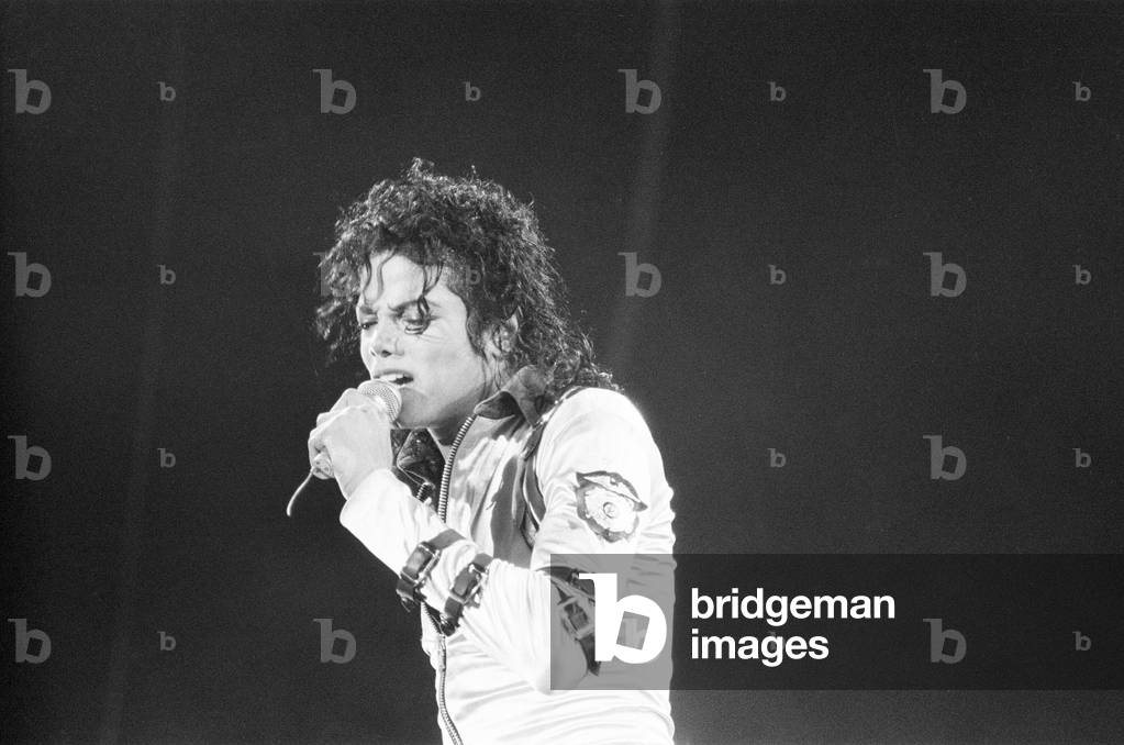 Michael Jackson, Bad Tour 1988, concert at Aintree Racecourse, Aintree, Merseyside, England, 11th September 1988.