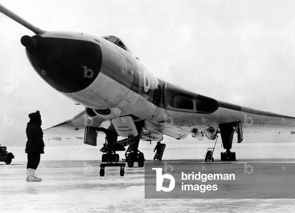 A RAF Avro Vulcan V-bomber.
