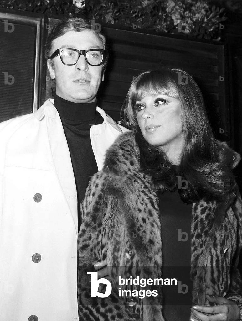 Michael Caine actor and girlfriend Elizabeth Ercy, 1966
