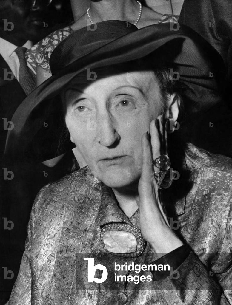 Dame Edith Sitwell, 1959 (b/w photo)