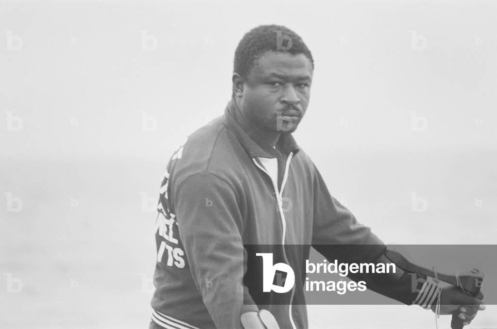 Cross Channel Walker, 25th August 1978 (b/w photo)