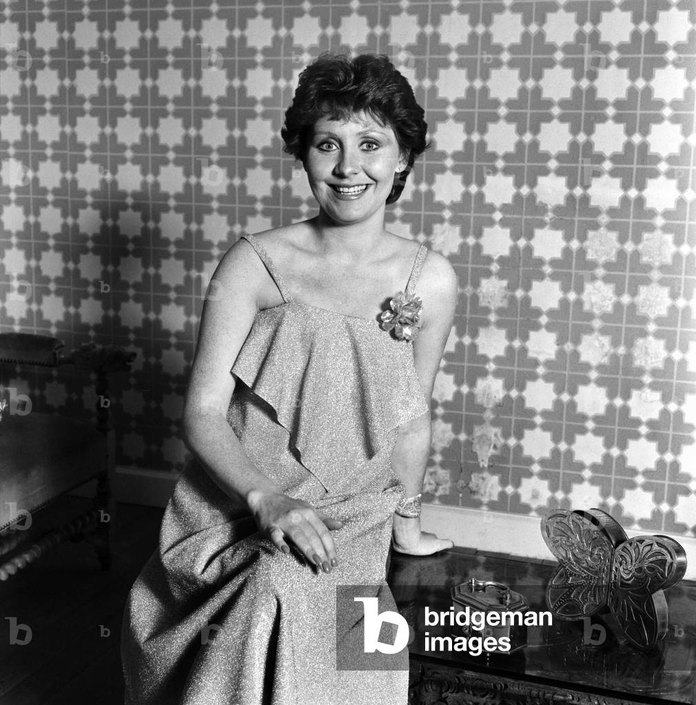 Lulu At Home, April 1977 (b/w photo)