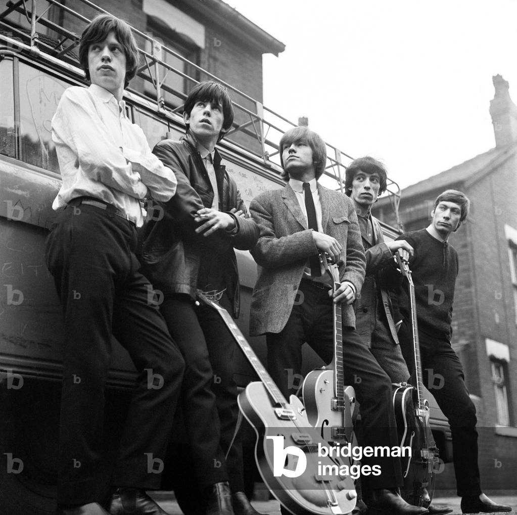 The Rolling Stones sometime in 1964 in London.