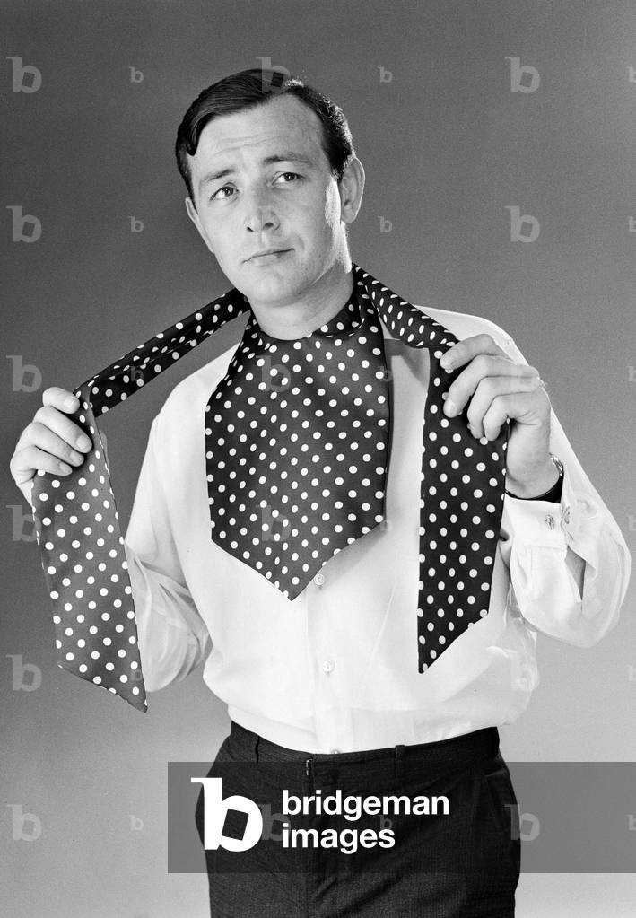 Model with Cravats, 1967 (b/w photo)