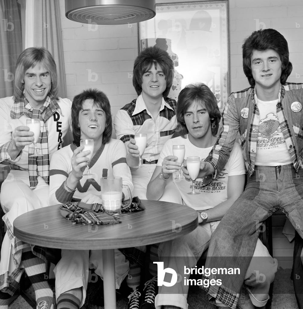 Bay City Rollers pop group. 
March 1975