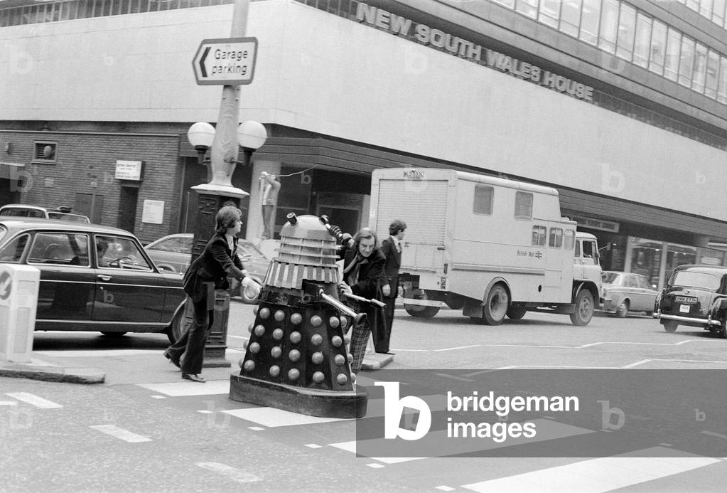 Trevor Martin actor who will be playing Dr Who in the first stage production of the popular science fiction series, 7th November 1974 (b/w photo)