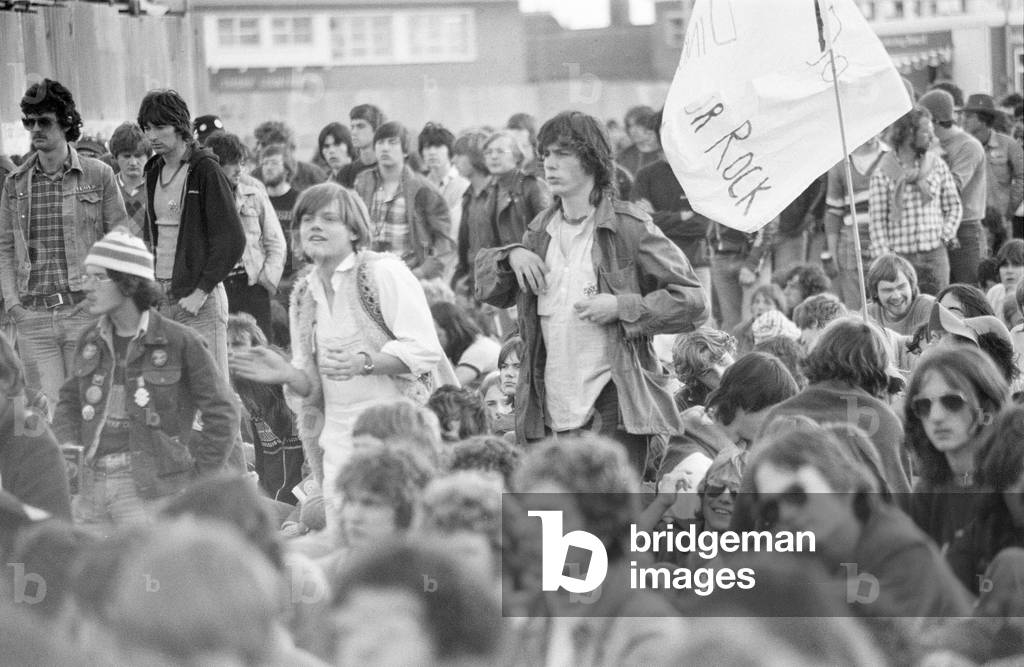 Reading Rock Festival 1980, the 20th National Rock Festival, taking place 22nd to 24th August, at Richfield Avenue, Reading, Pictures Friday 22nd August 1980.