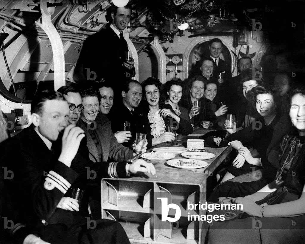 A new submarine job No. J. 3636, was the description at the time, and here are some pictures taken at the party held as a farewell 