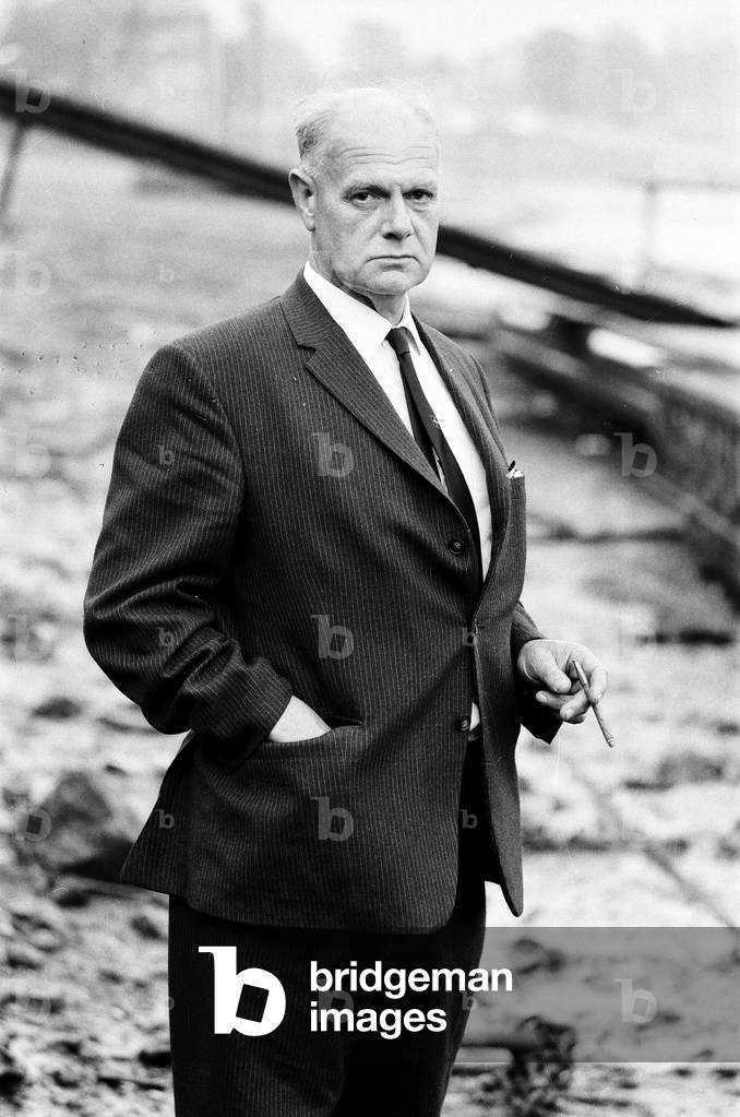 Chief Inspector John du Rose of Scotland Yard, May 1970 (b/w photo)