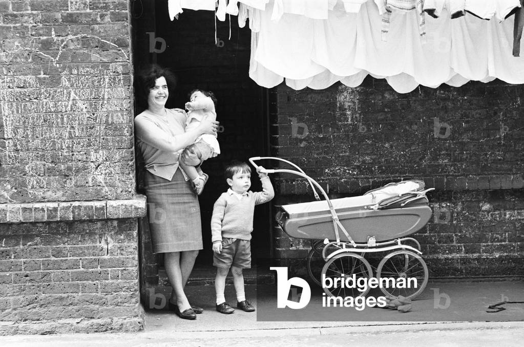 Islington, Randell's Road protest, 21st June 1964 (b/w photo)