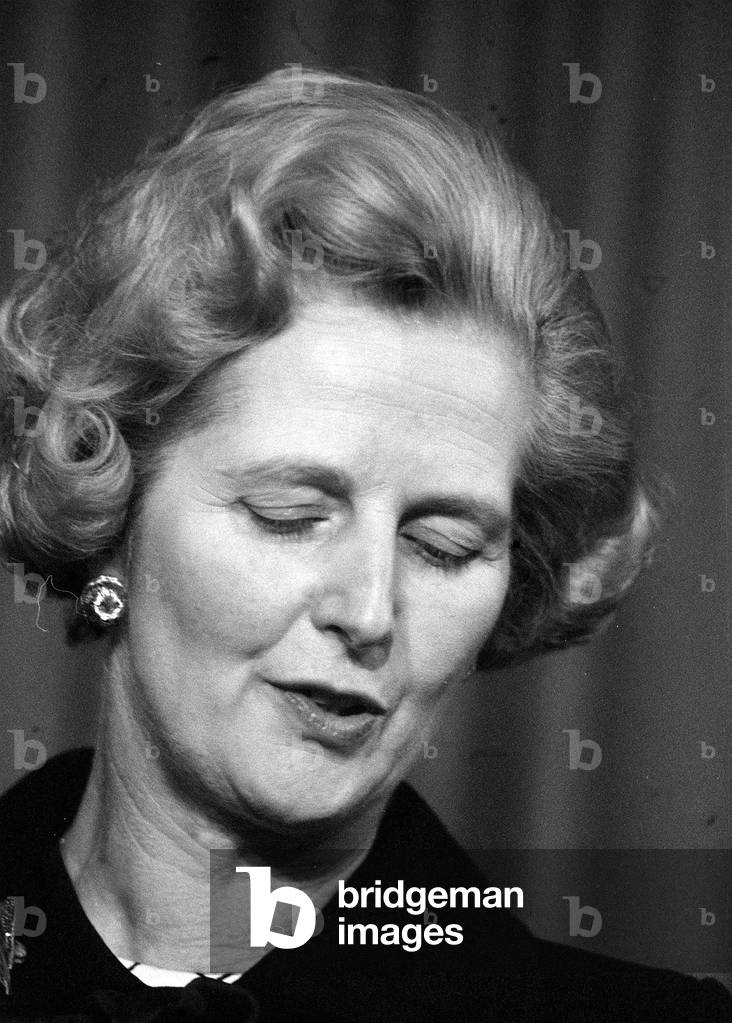 Margaret Thatcher Feb 1975 wins Conservative Leadership Election