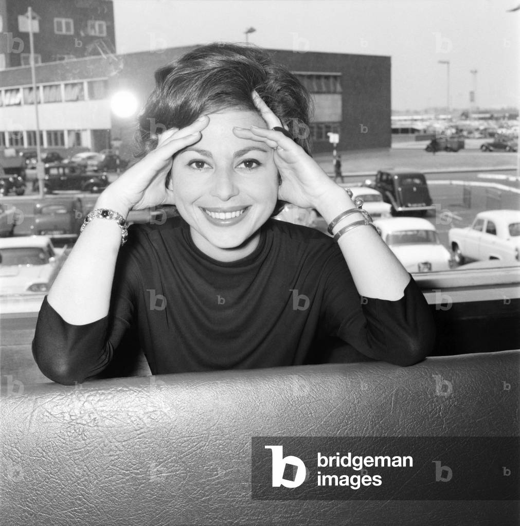Film star. Haya Harareet actress. June 1960