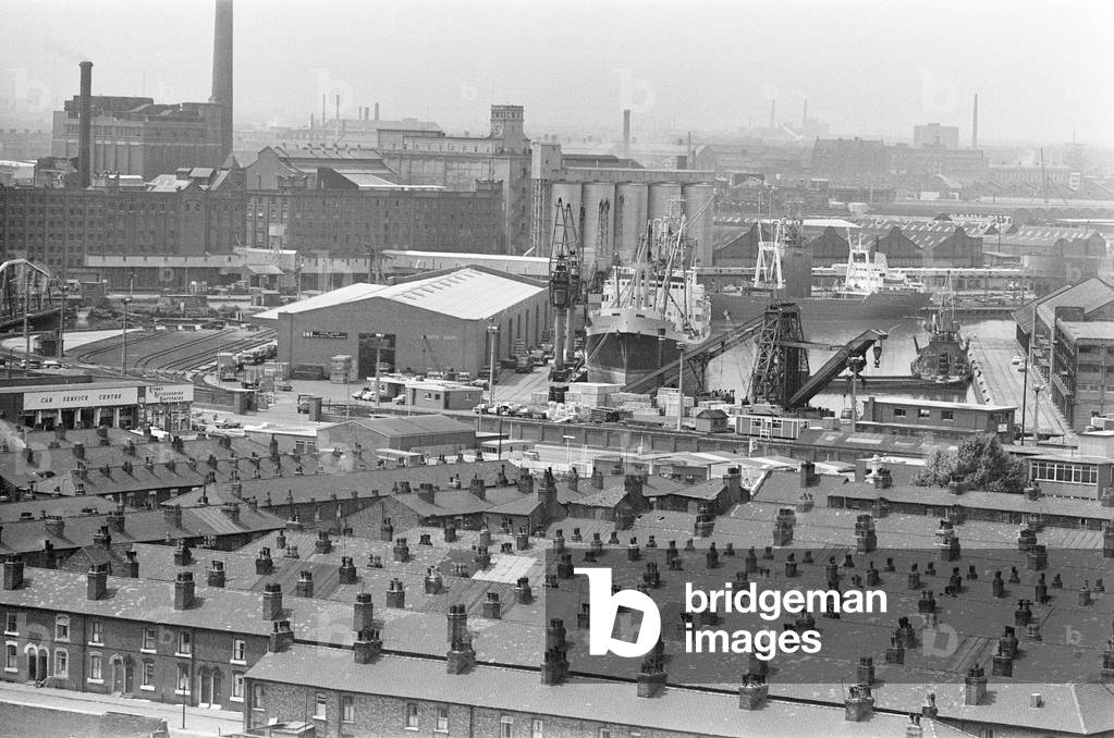 Salford, Manchester, 16th July 1974 (b/w photo)