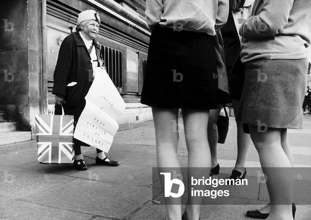 Former Suffragette Mrs Jane Lunnon March 1968