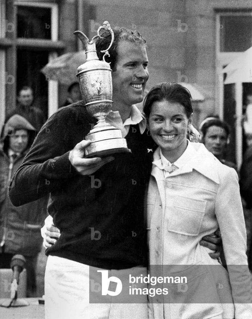 Golfer Tom Weiskopf winner of the Open Championship July 1973
