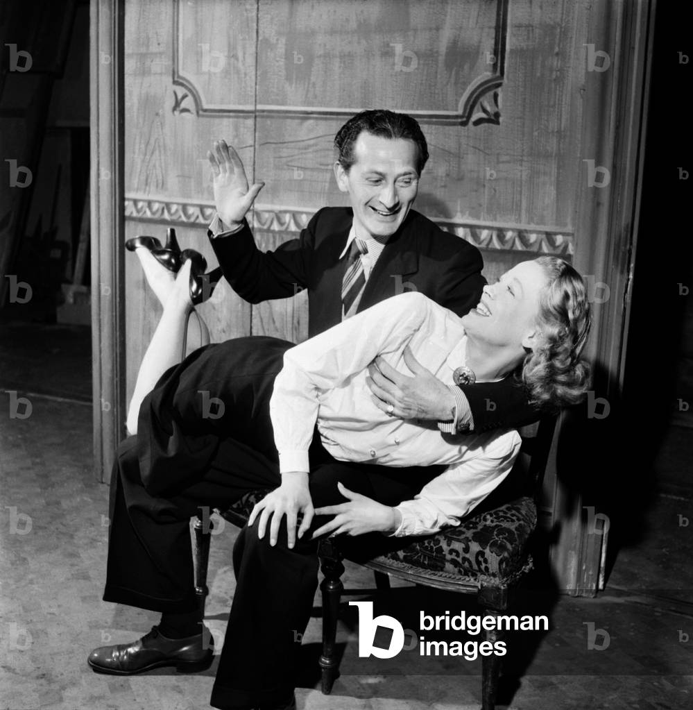 Barry and Patricia Sinclair, the two principal actors of the comedy 