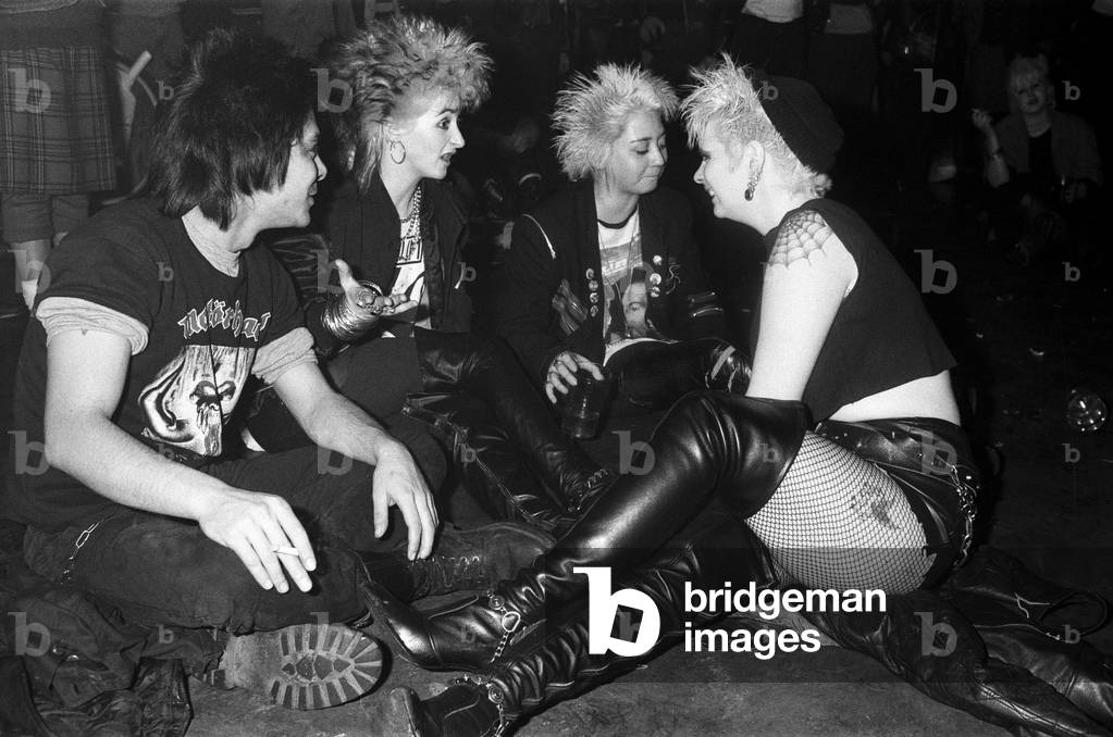 punks drinking and partying.
15th January 1988