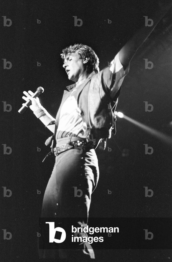Duran Duran in Concert, NEC, Birmingham, 12th December 1983 (b/w photo)