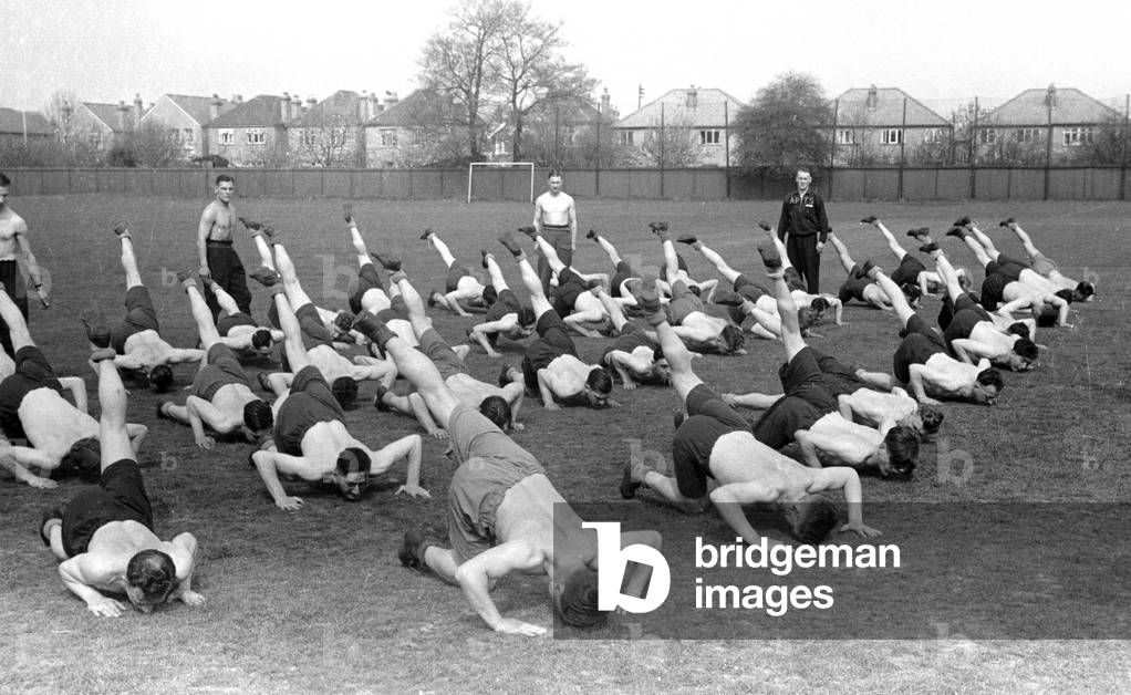 Alfieri. Army Training. No.30 Physical Development Centre. Barracks. 1942 1st May 1942