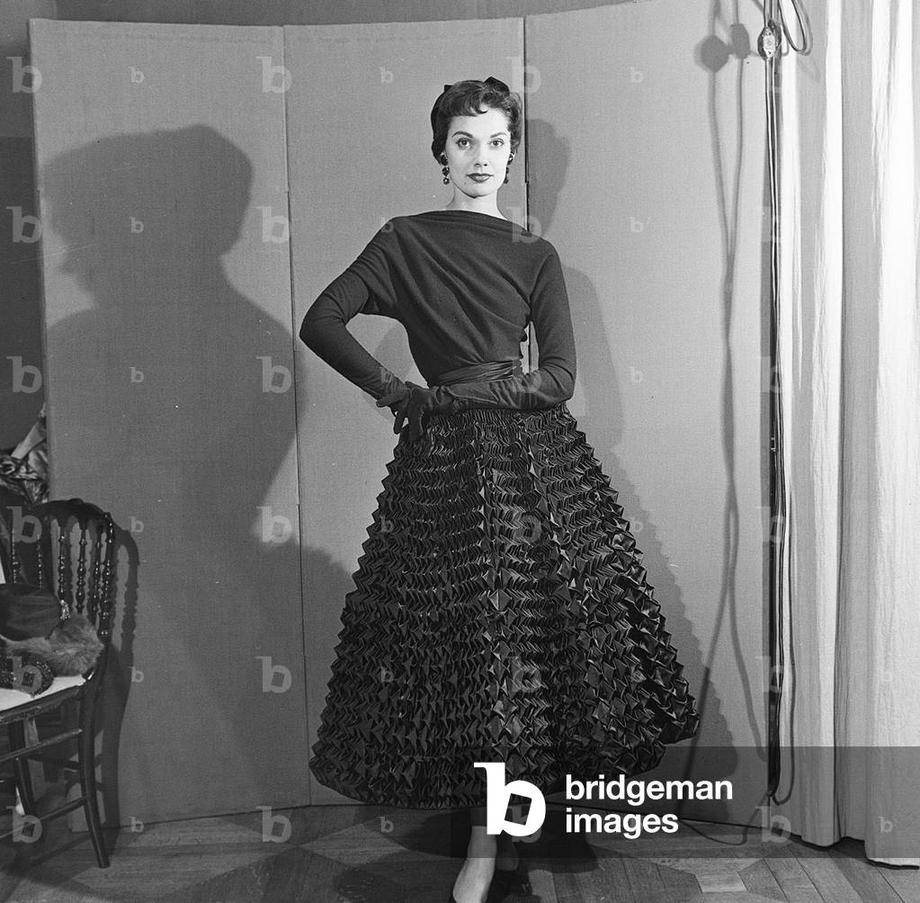 De Givenchy Fashion Show, November 1952 (b/w photo)