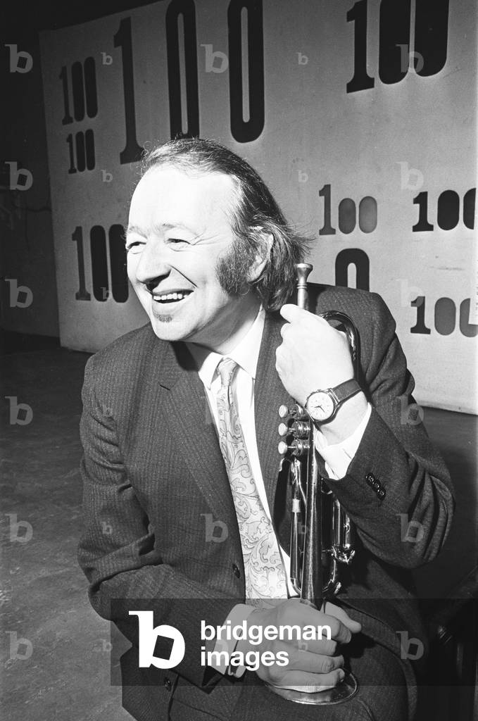 Humphrey Lyttelton Jazz musician seen here at the 100 Club on Oxford Street. 13th February 1965 (b/w photo)