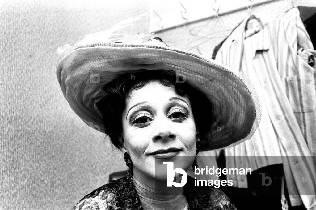 Actress Joan Plowright in costume for the play 