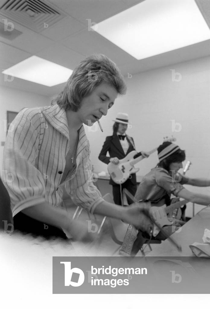 Rod Stewart and Faces. Concert in USA, April 1975