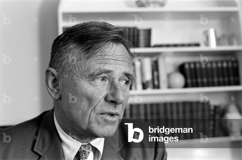 Christopher Isherwood Author, May 1967 (b/w photo)