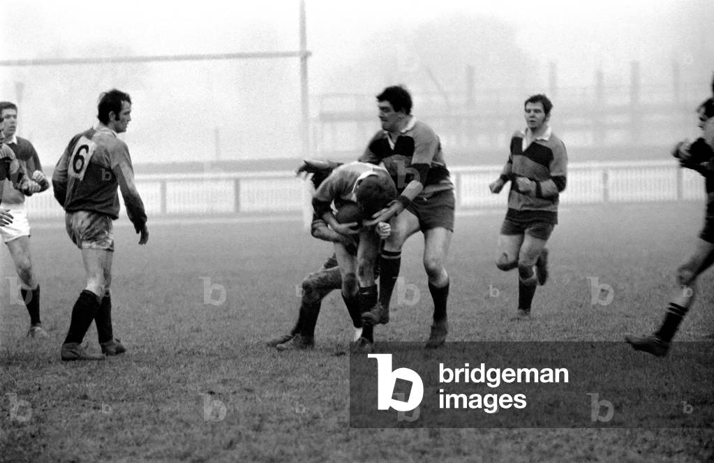 Harlequins v Newport. 
Harlequins forward successfully obtains a breakaway with Newport. 
December 1969