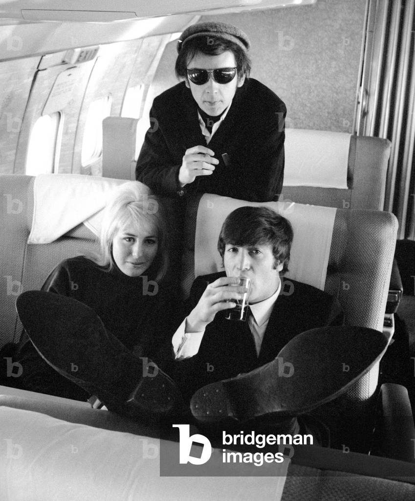 Pop Group The Beatles 7th February 1964 (b/w photo)