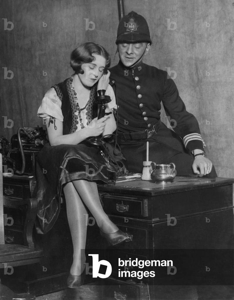 Scene from the play The Private Secretary, 20th February 1930 (b/w photo)