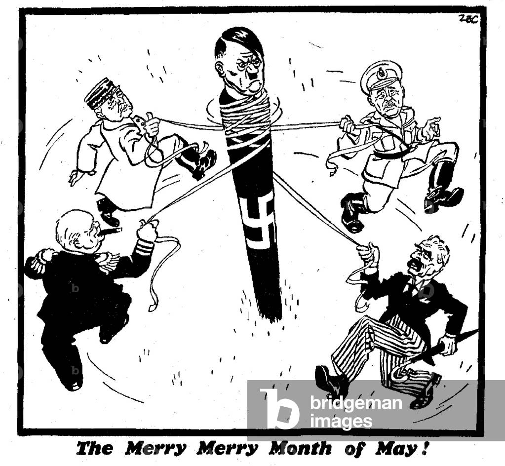 The Merry Merry Month of May, Daily Mirror, 1st May 1940 (b/w photo)