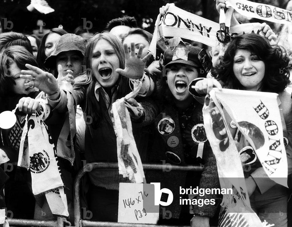 Fans of the Pop Group at The Osmonds Pop Concert May 1975