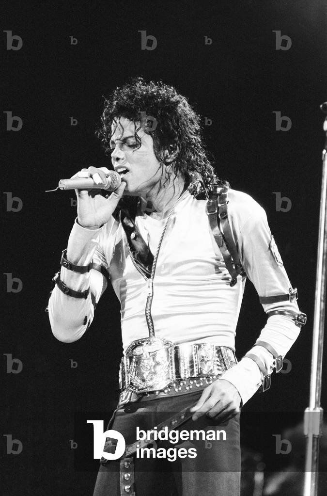 Michael Jackson, Bad Tour 1988, concert at Aintree Racecourse, Aintree, Merseyside, England, 11th September 1988.