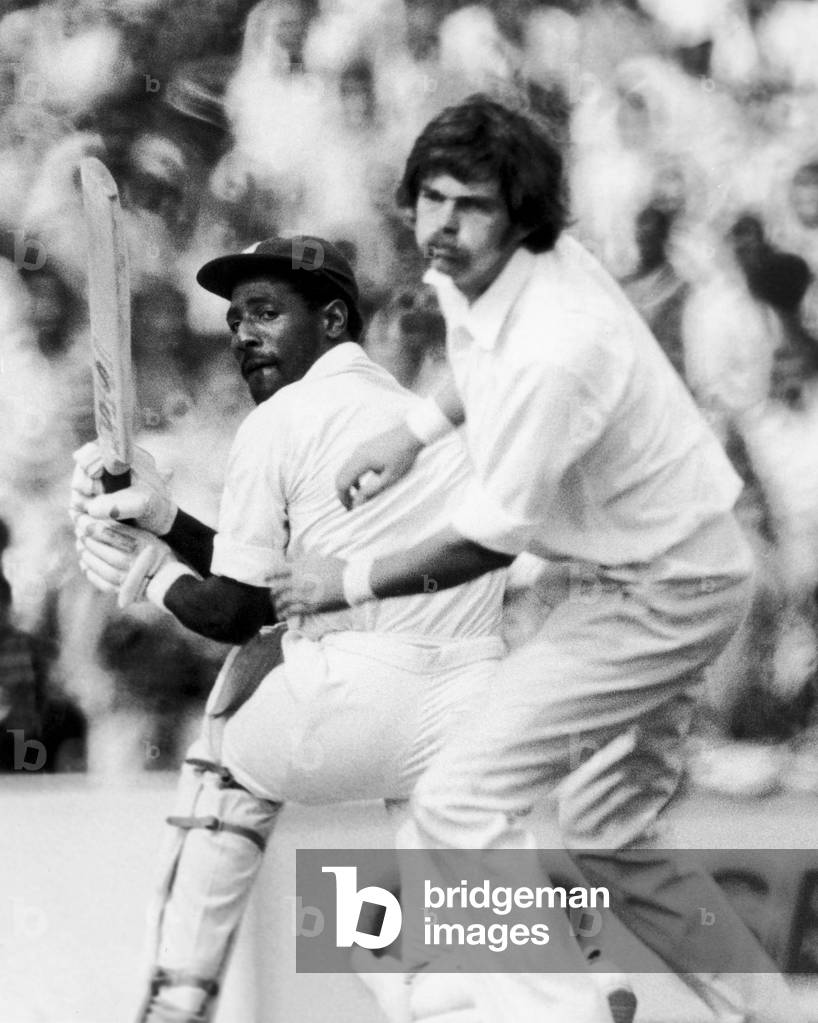 England v. West Indies at The Oval.
Viv Richards batting.
August 1976.