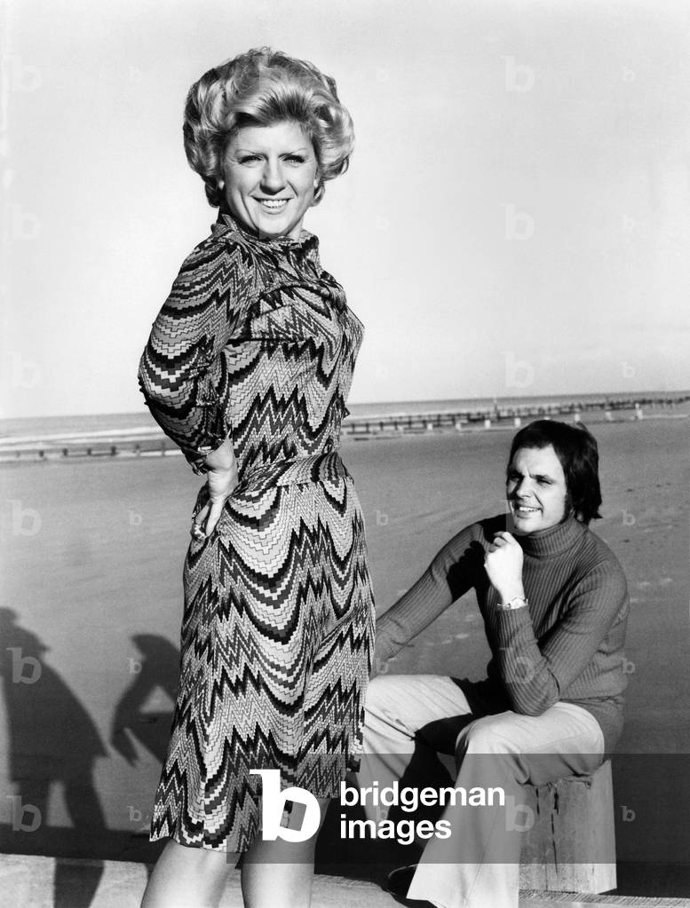 The new look Jackie Trent with her husband Tony Hatch. November 1974 P011400