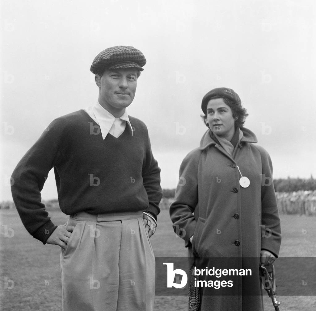 British Open 1952. Royal Lytham & St Annes Golf Club, Lancashire, 11th July 1952 (b/w photo)