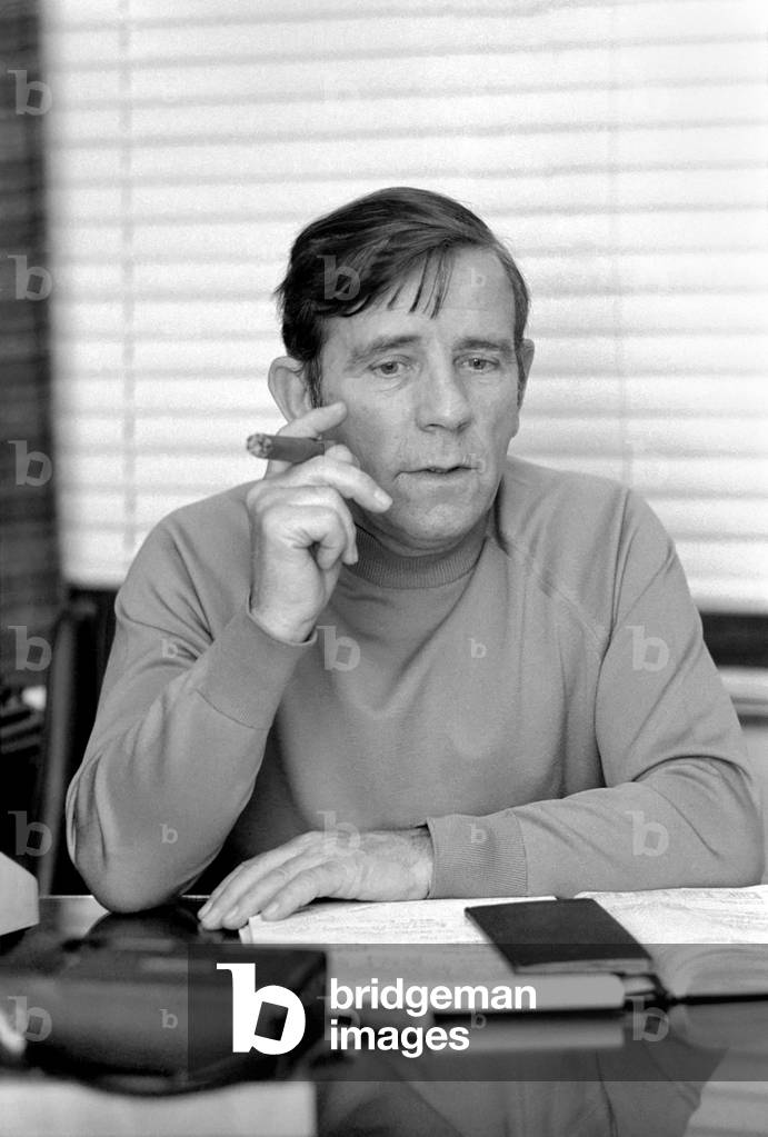 Comedian Norman Wisdom, December 1976 (b/w photo)