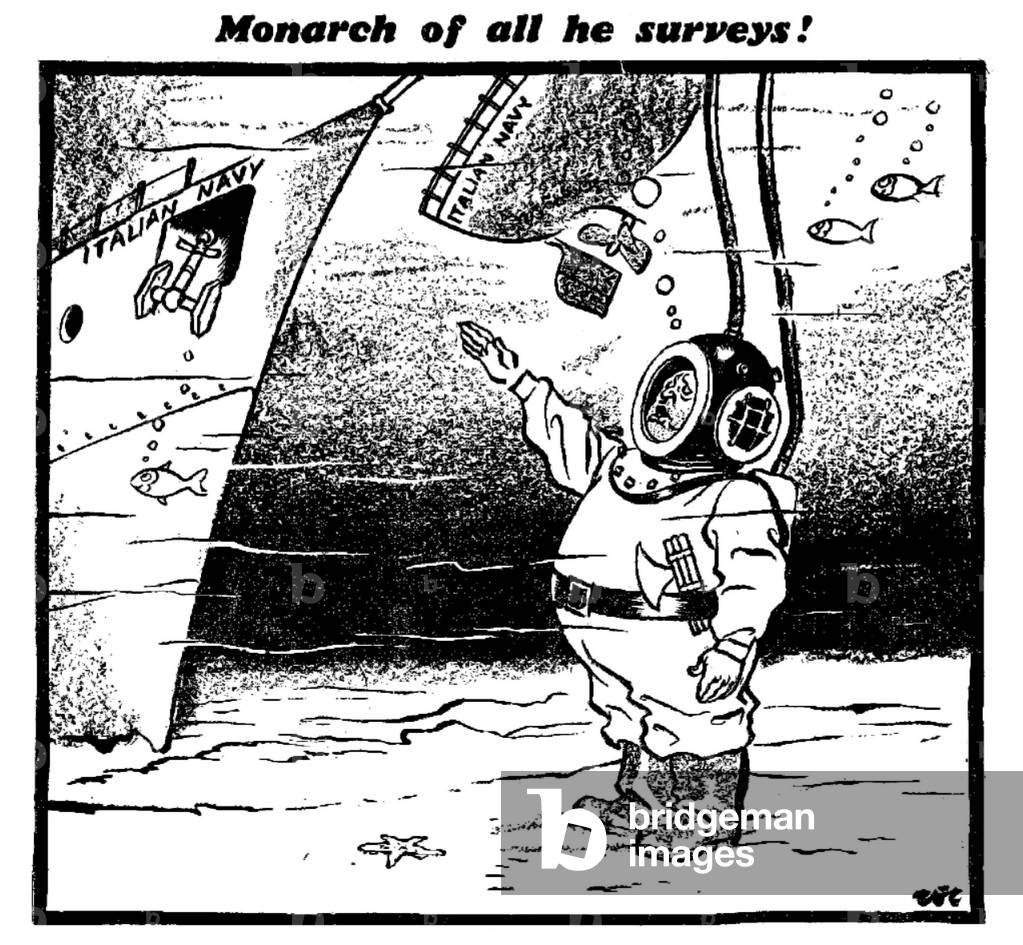 Monarch of all he surveys! 14th November 1940.