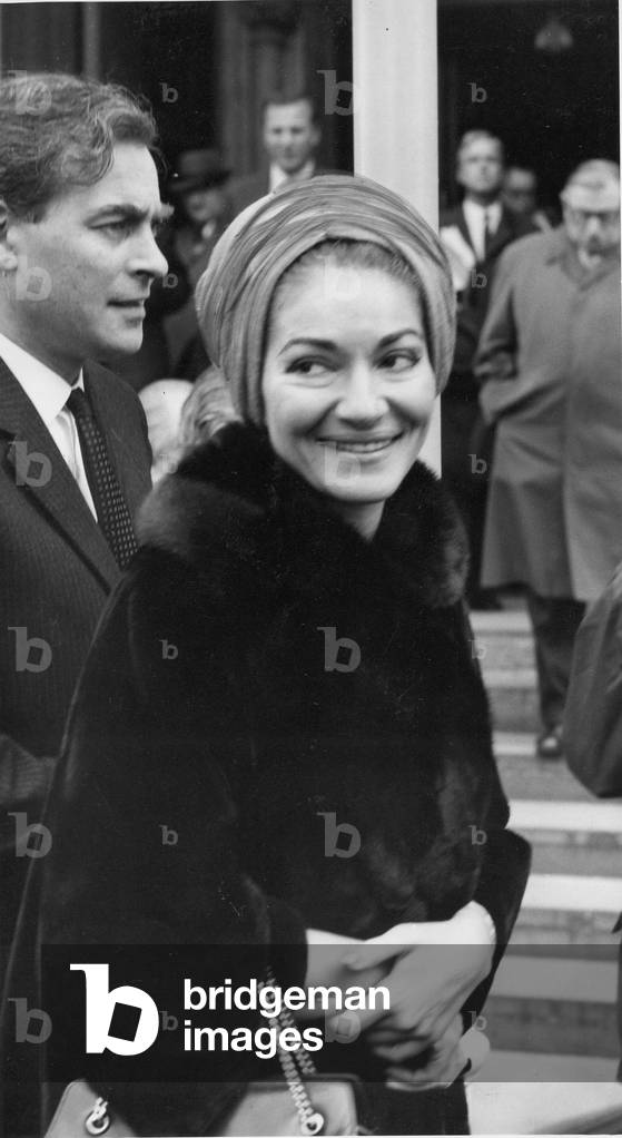 Maria Callas and Aristotle Onassis, April 1967