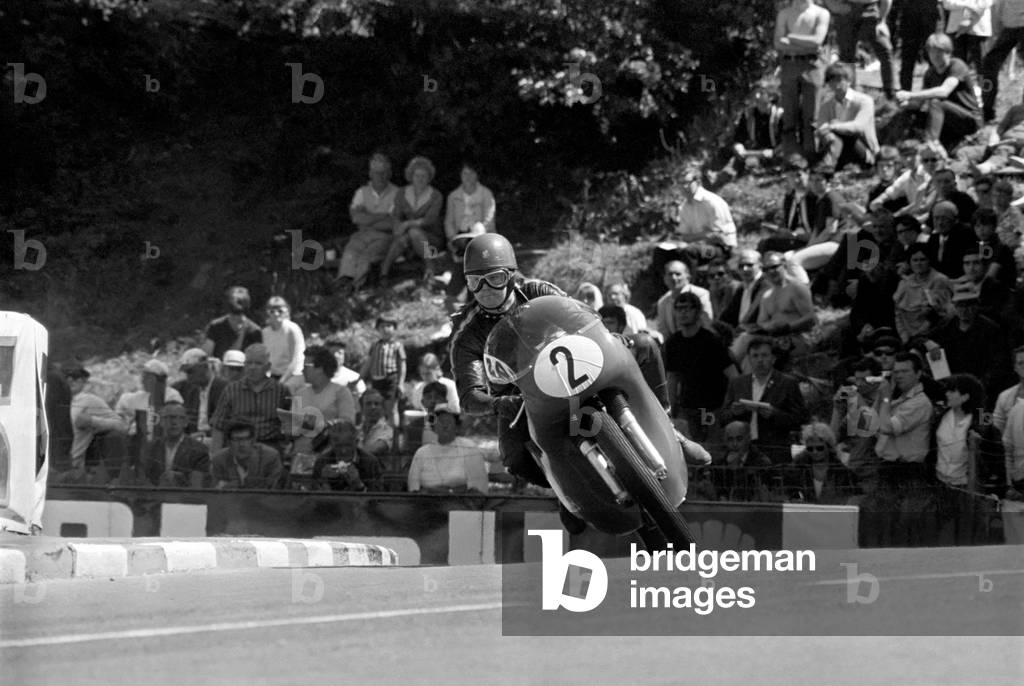 Sport Motorcycling: Isle of Man TT Racing 350 CC Class Junior. June 1969